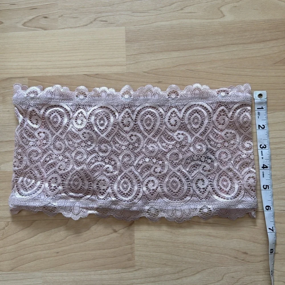 NWOT Free People Intimately Stretch Lace Seamless Bandeau Bra XS/S